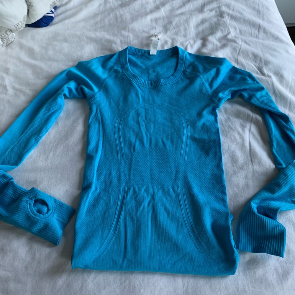 Blue swiftly tech long sleeve